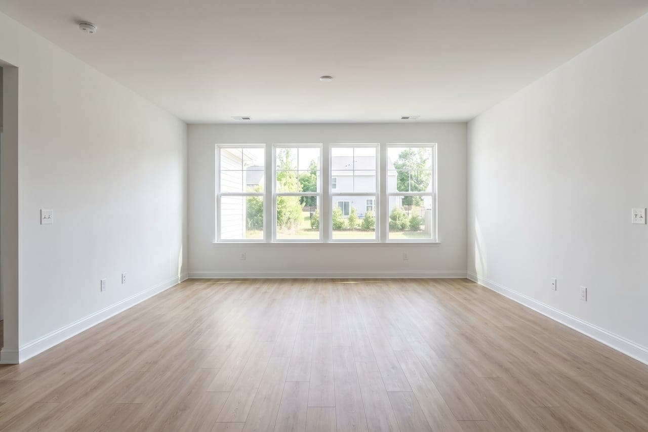 Before: Living room, vacant
